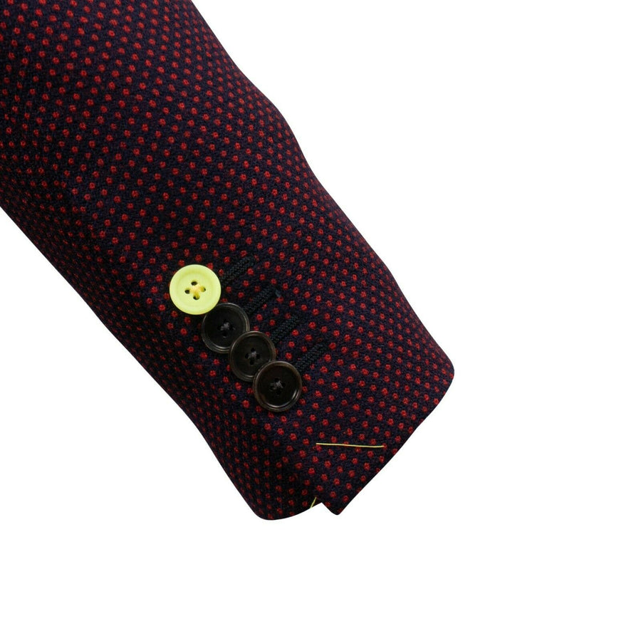 Drop 10 Wool Two Button Sport Coat - Maroon