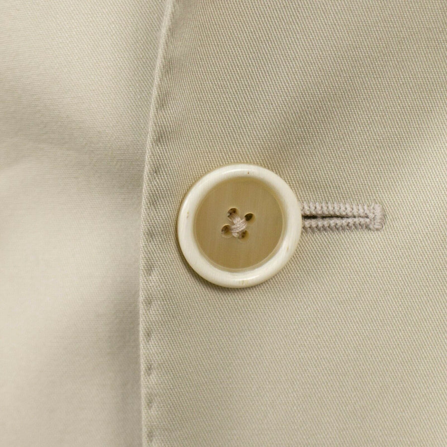Drop 10 Cotton Three Roll Two Button Sport Coat - Beige