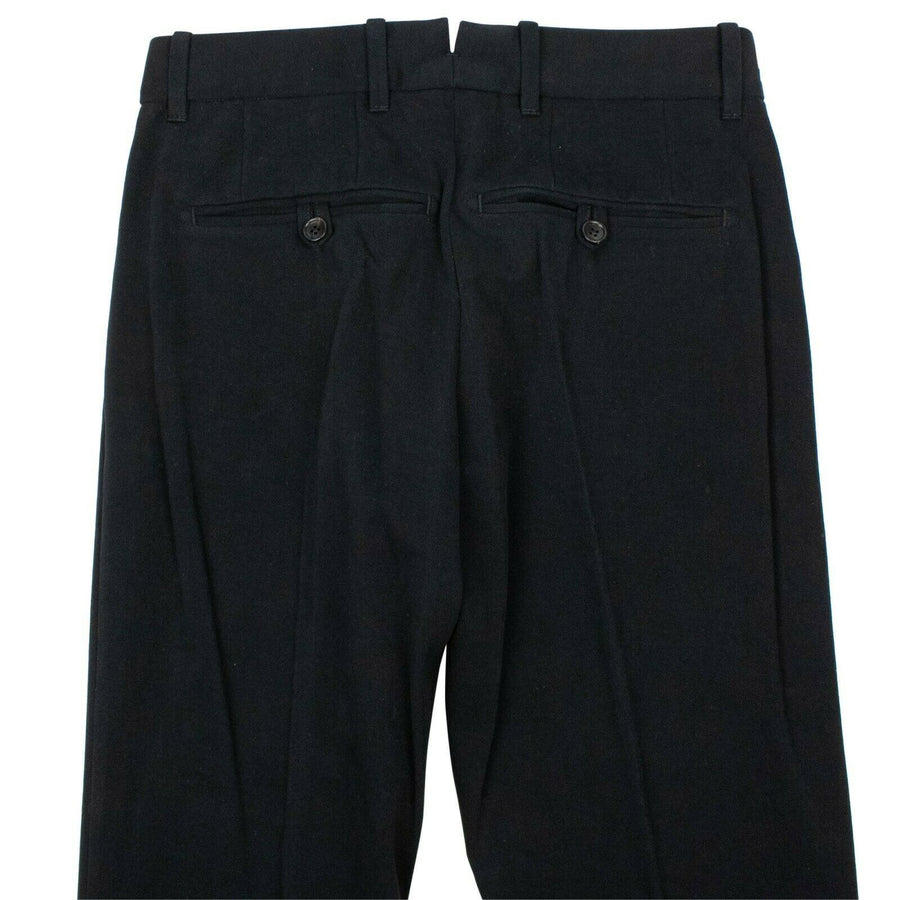 Cotton Blend Pants - Black