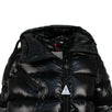 'Liriope' Down Filled Quilted Puffer Coat - Black