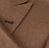 Wool Blend 3 Roll 2 Button Suit - Brown