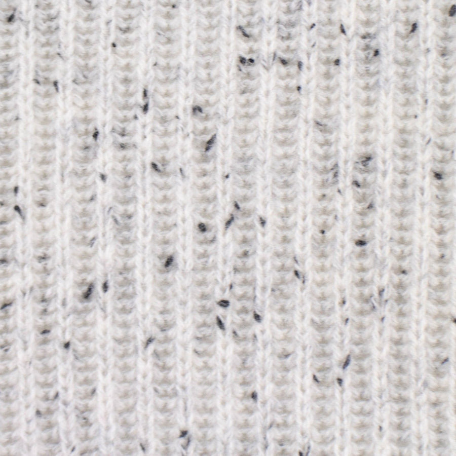 Rib Knit Cardigen - Light Gray