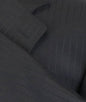Drop 4 Striped Wool Blend 2 Button Suit - Black