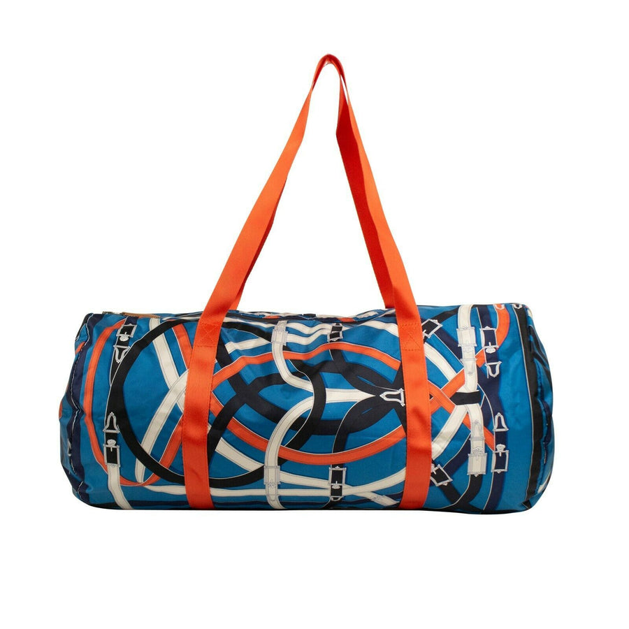 Cavalcadour Airsilk Duffel 50 Travel Bag - Orange / Blue