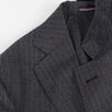 Drop 8 Pin Striped Wool Two Button Suit - Charcoal Grey