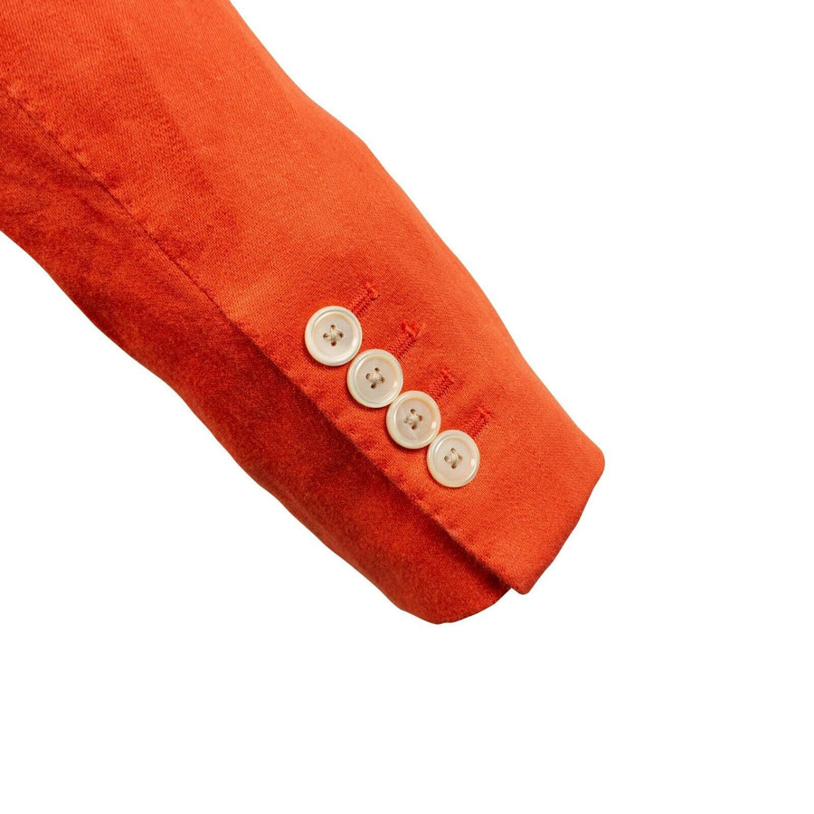 Drop 8 Linen 3 Roll 2 Button Sport Coat - Orange