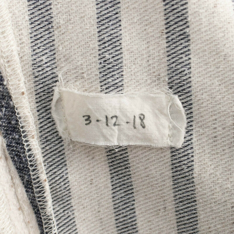 Striped Blanket Baja Studio Hoodie - Cream / Navy