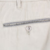 Beige Cotton Dress Pants