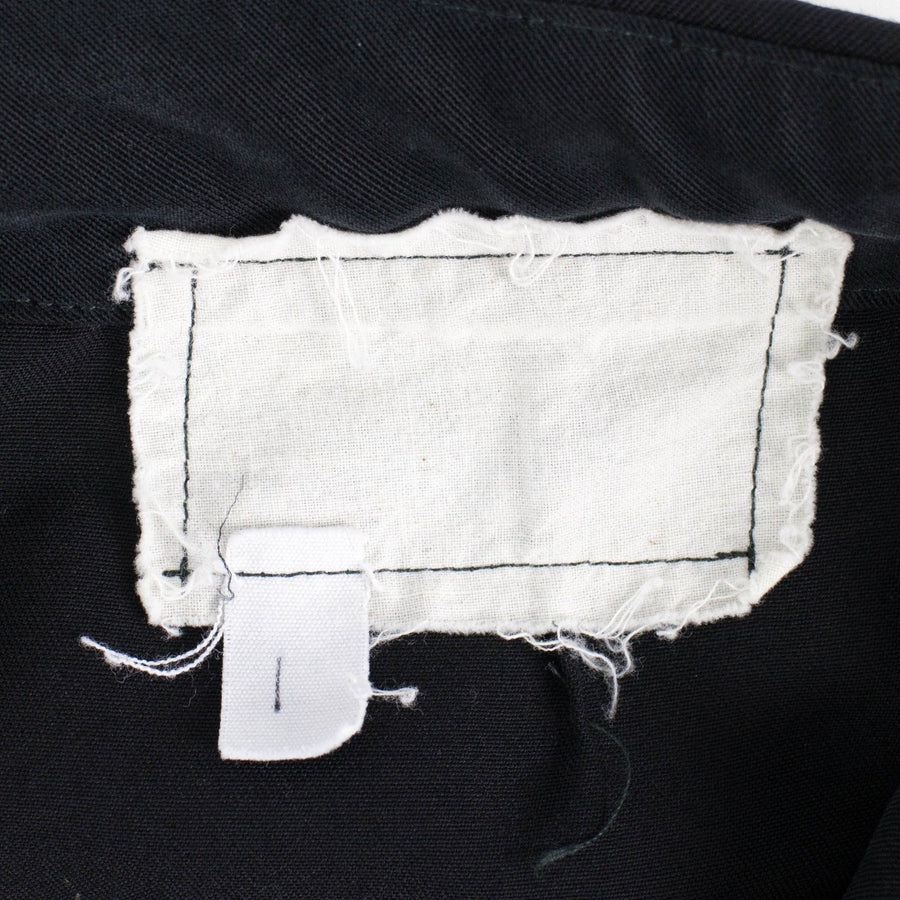 Single Warrior Drop Crotch Tuxedo Lounge Pants - Black