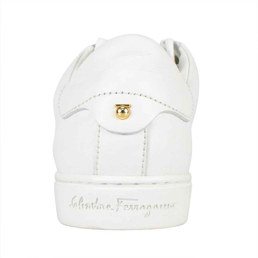 Vulcano Leather Sneakers - White