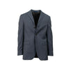 Drop 6 Wool 3 Roll 2 Button Classic Fit Suit - Blue