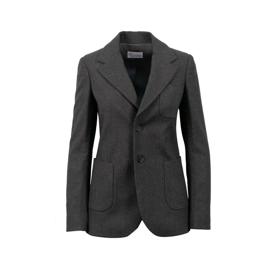 Wool Tailored Blazer - Gray