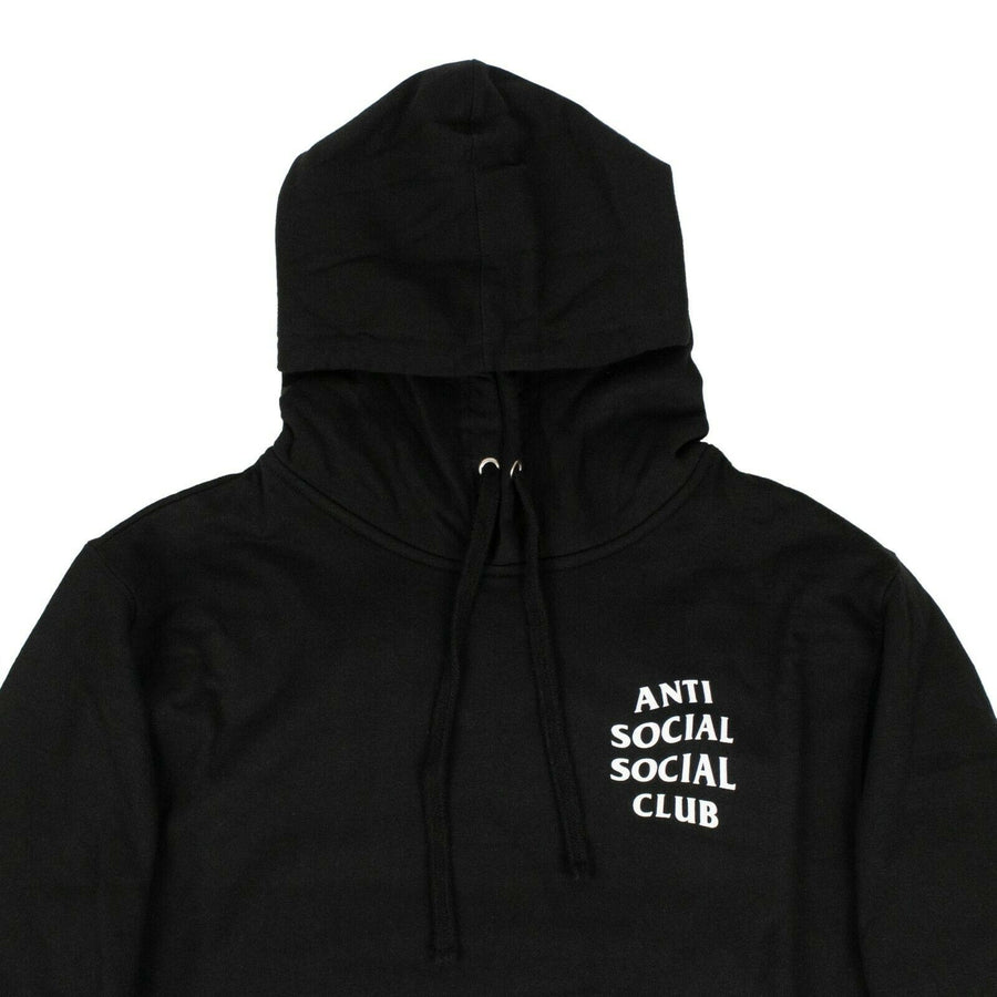 Cotton 'ASSC' Logo Hooded Sweatshirt - Black