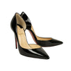'Iriza' Patent Leather Heels - Black