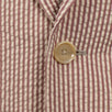 Drop 8 Striped Two Button Cotton Sport Coat - Red