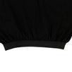 Cropped Turtleneck Short Sleeves T-Shirt - Black