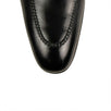 Leather 'Charles' Penny Loafers - Black