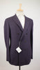 Cashmere Blend Double Breasted Sport Coat - Purple