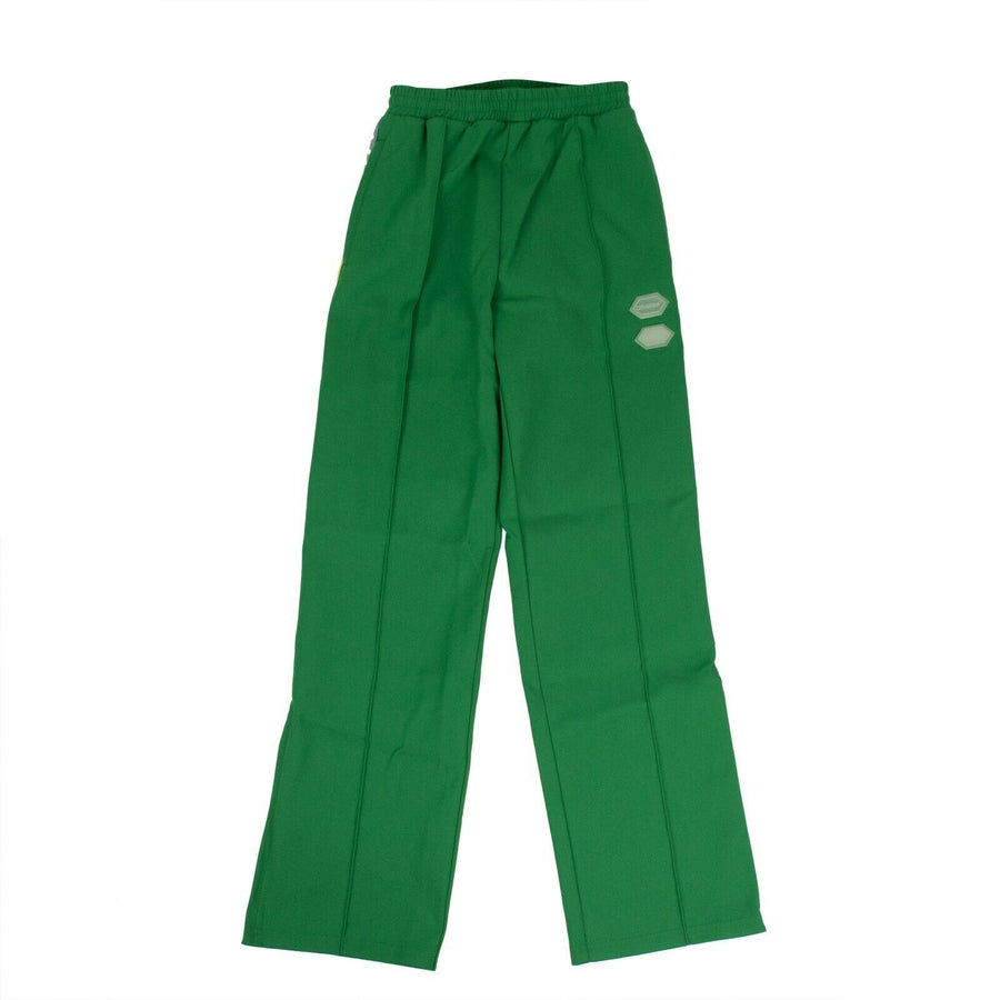 Nylon Rainbow Stripe Track Pants - Green