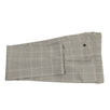 Drop 7 Check Wool Blend Double Breasted Suit - Light Gray