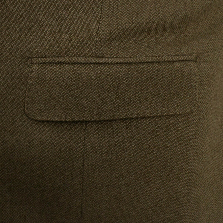 Drop 7 Cashmere 3 Roll 2 Button Sport Coat - Olive Green
