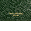 Leather Diagonal Bi-Fold City Wallet - Green