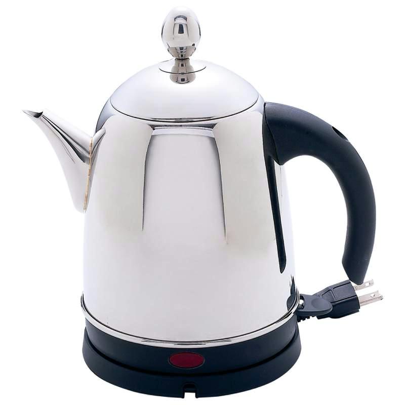 Precise Heat 1.6qt (1.5L) High-Quality, Heavy-Gauge Stainless Steel Electric Water Kettle