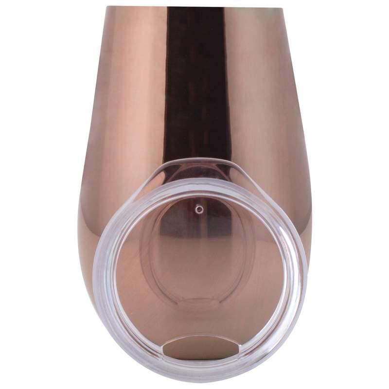 12oz 2pc Copper Plated Wine Tumblers