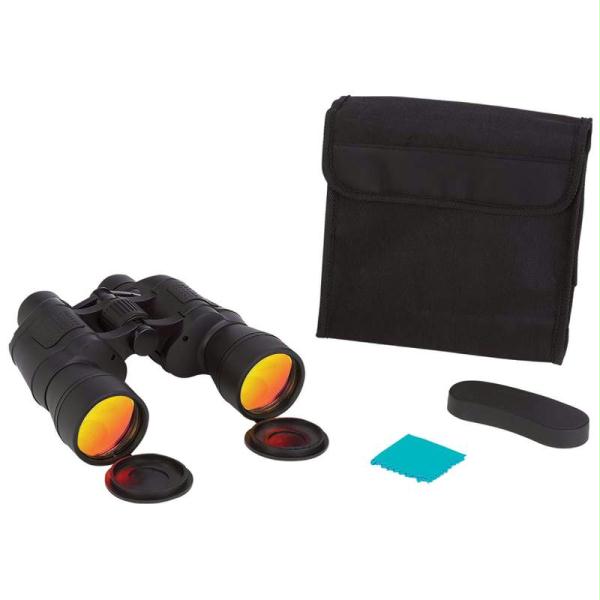 Magnacraft® 10x50 Binoculars with Ruby Red Coated Lenses for Glare Reduction
