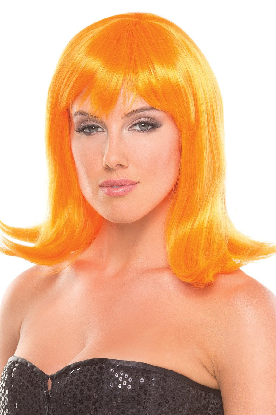 BW093OR Doll Wig Orange