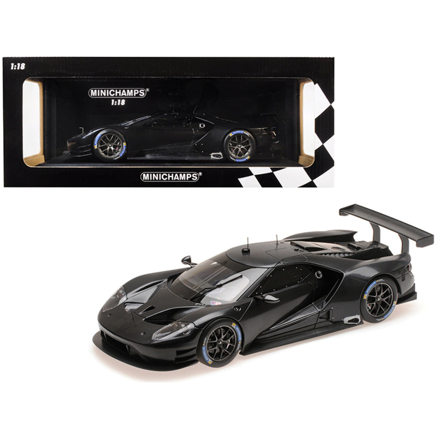2016 Ford Gt Testcar Carbon Black Limited Edition To 300 Pieces Worldwide 1/18 Diecast Model Car By Minichamps 155168699