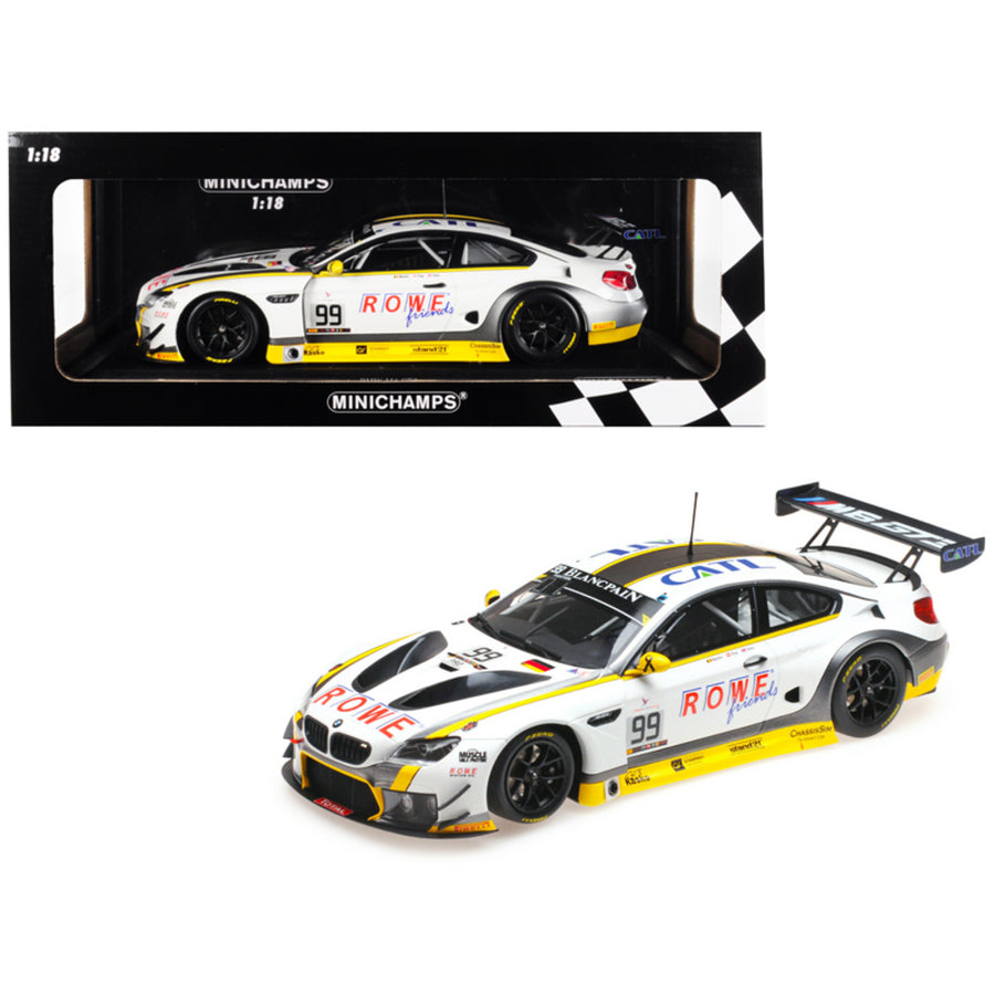 Bmw M6 Gt3 #99 Martin / Eng / Sims Winners 24 Hours Spa 2016 (rowe Racing) Limited Edition To 400 Pieces Worldwide 1/18 Diecast Model Car By Minichamps 155162699
