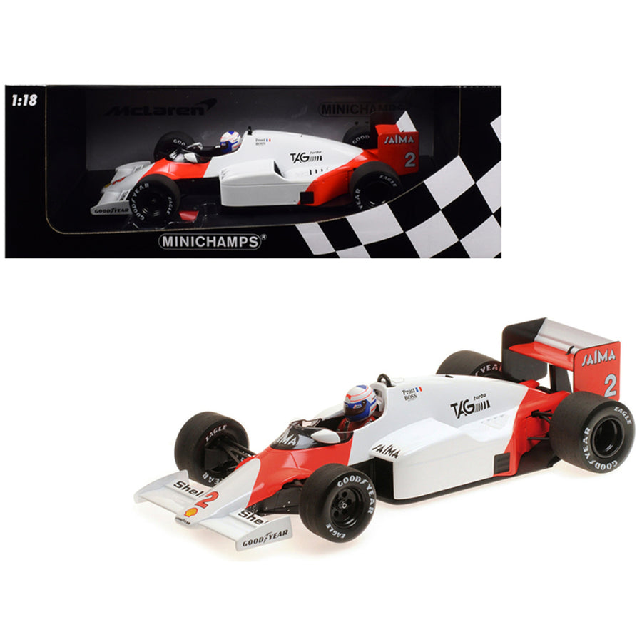 Mclaren Tag Mp4/2b #2 Alain Prost World Champion (1985) 1/18 Diecast Model Car By Minichamps 530851802