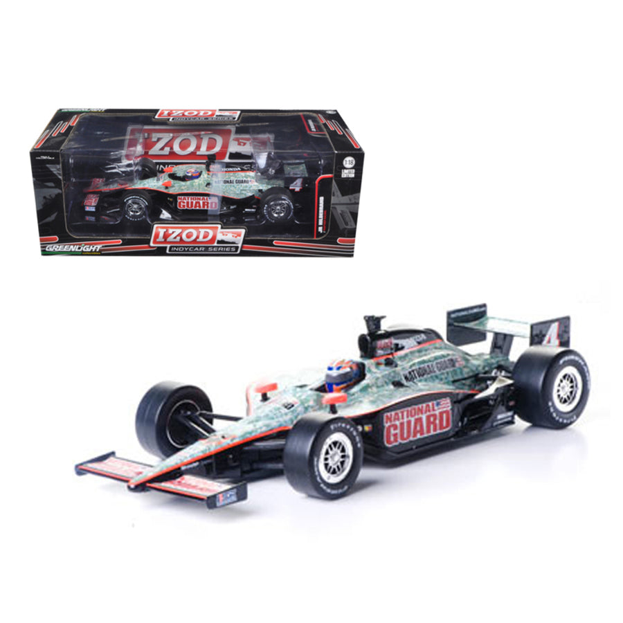 2011 Izod Indy Car J.hildebrand Jr. #4 Panther Racing National Guard 1/18 Diecast Model Car By Greenlight 10900