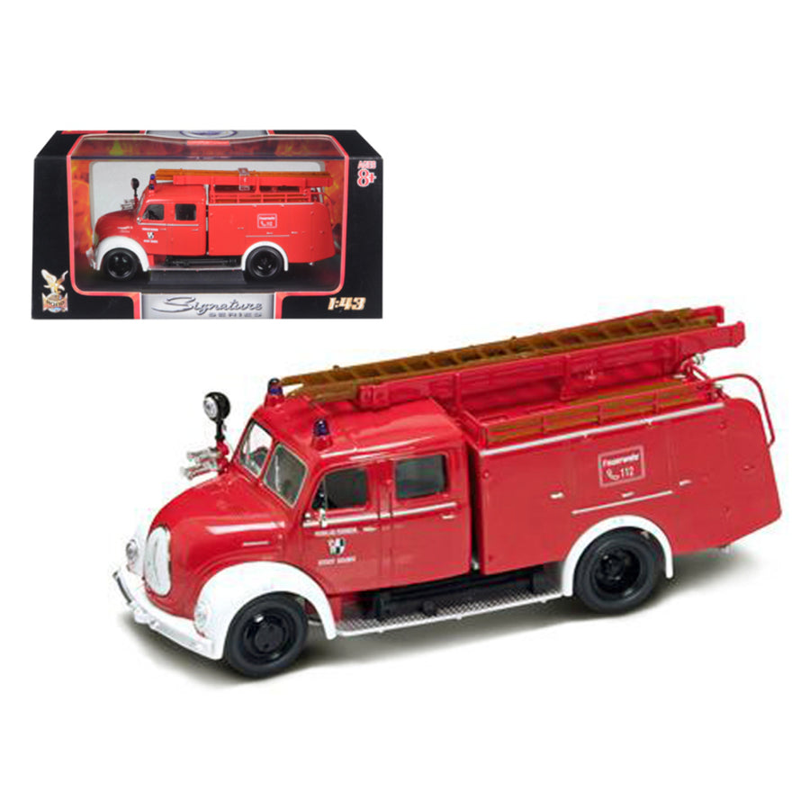 1961 Magirus Deutz Mercur Tlf-16 Red/white 1/43 Diecast Model Car By Road Signature 43010r/w
