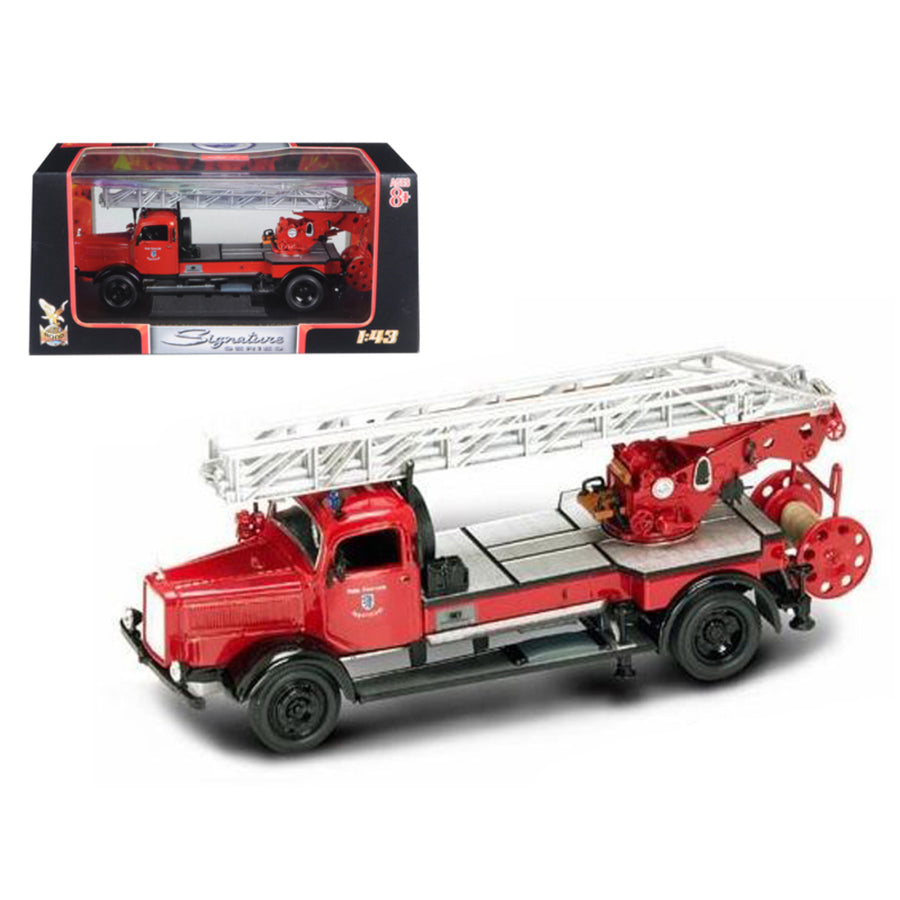 1944 Mercedes Typ L4500f Fire Engine Red 1/43 Diecast Model By Road Signature 43012r