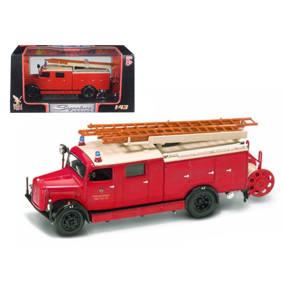 1941 Magirus Deutz S 3000 Slg Red 1/43 Diecast Car By Road Signature 43014rd