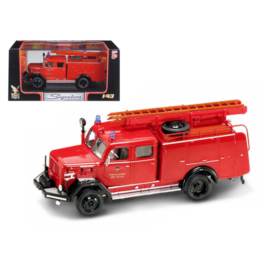 1964 Magirus Deutz 150 D 10 F Tlf-16 Fire Engine 1/43 Diecast Car By Road Signature 43015r