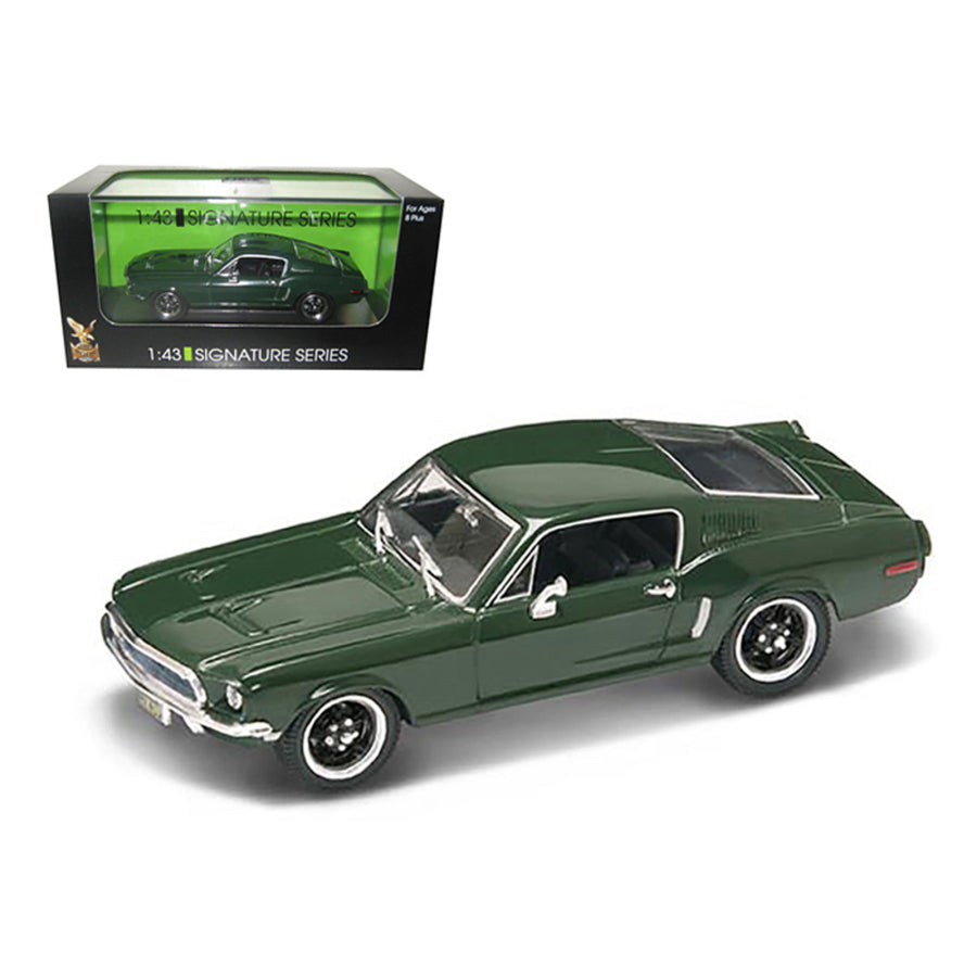 1968 Ford Mustang Gt Green 1/43 Diecast Car Model Signature Series By Road Signature 43207grn