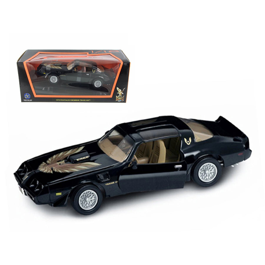 1979 Pontiac Firebird Trans Am Black 1/18 Diecast Model Car By Road Signature 92378bk