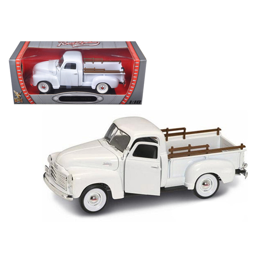 1950 Gmc Pickup White 1/18 Diecast Model By Road Signature 92648w
