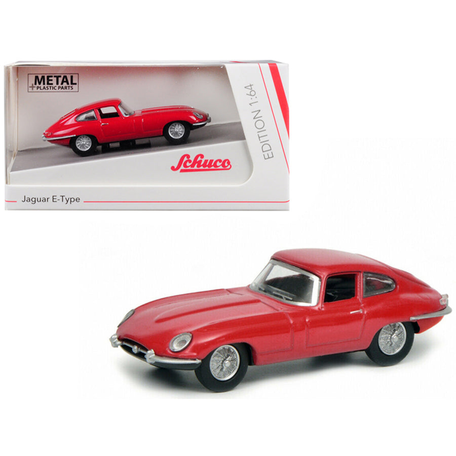 Jaguar E Type Coupe Red 1/64 Diecast Model Car By Schuco 452017500