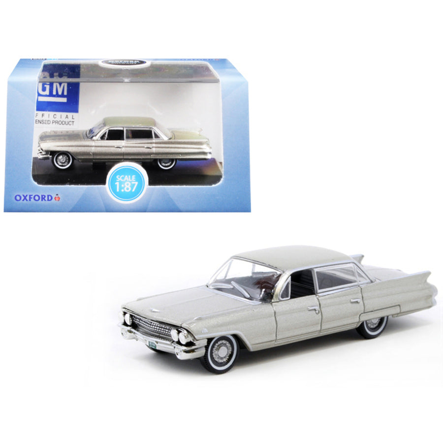 1961 Cadillac Sedan Deville Aspen Gold Metallic 1/87 (ho) Scale Diecast Model Car By Oxford Diecast 87csd61002