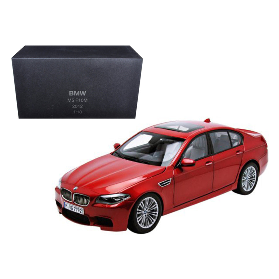 2012 Bmw M5 (f10m) Sakhir Orange 1/18 Diecast Model Car By Paragon Models Pa97013