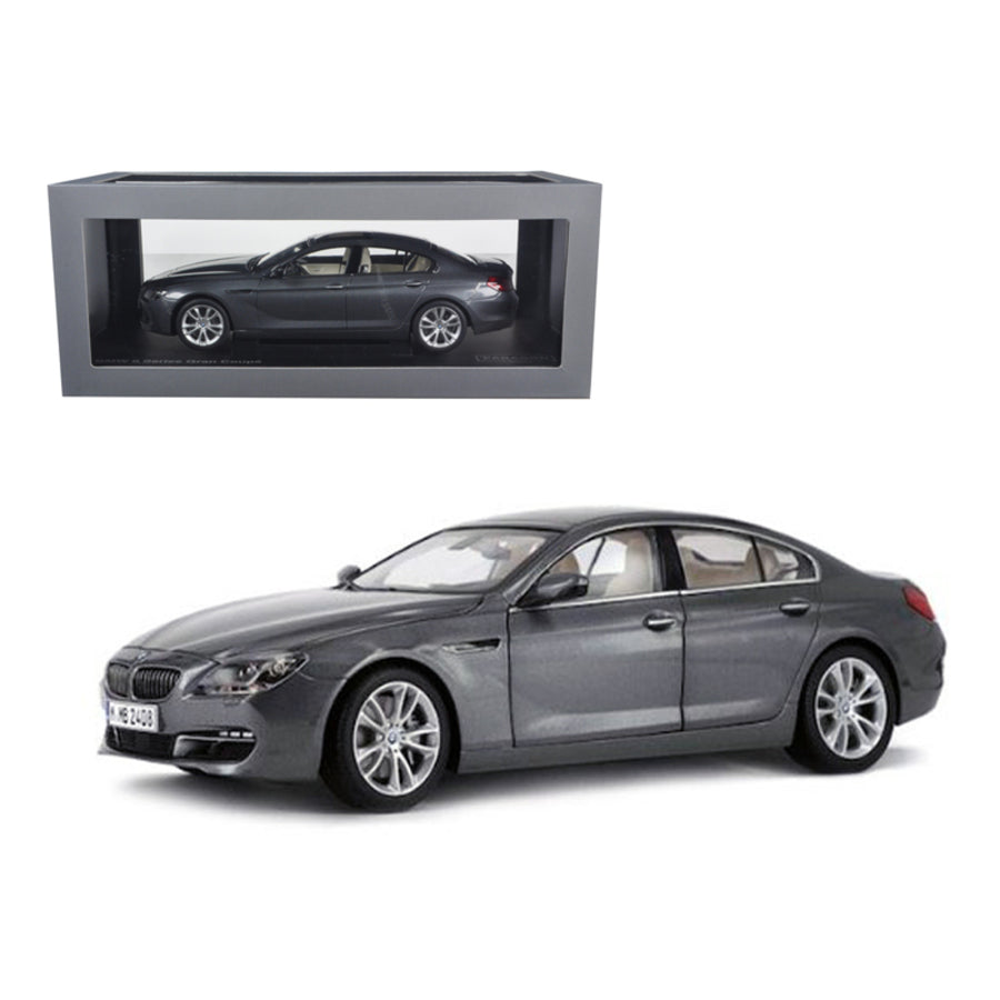 Bmw 650i Gran Coupe 6 F06 Series Space Grey 1/18 Diecast Car Model By Paragon 97031