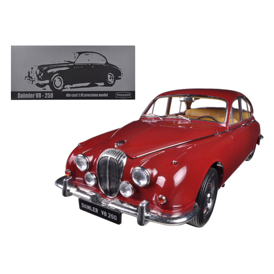 1967 Daimler V8-250 Regency Maroon Limited To 3000pc 1/18 Diecast Model Car By Paragon 98312