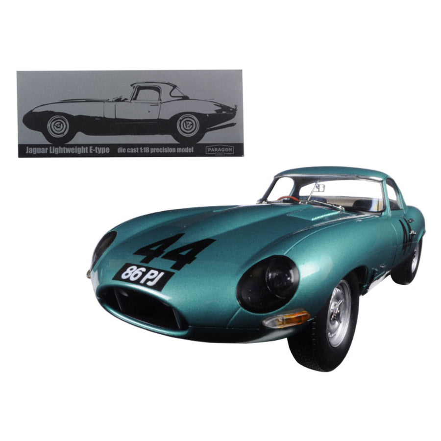 1963 Jaguar Lightweight E-type #44 Arkins 86 Pj 1/18 Diecast Model Car By Paragon 98331