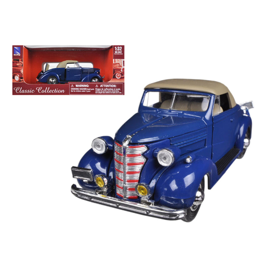1938 Chevrolet Master Convertible Blue 1/32 Diecast Model Car By New Ray Nr55043