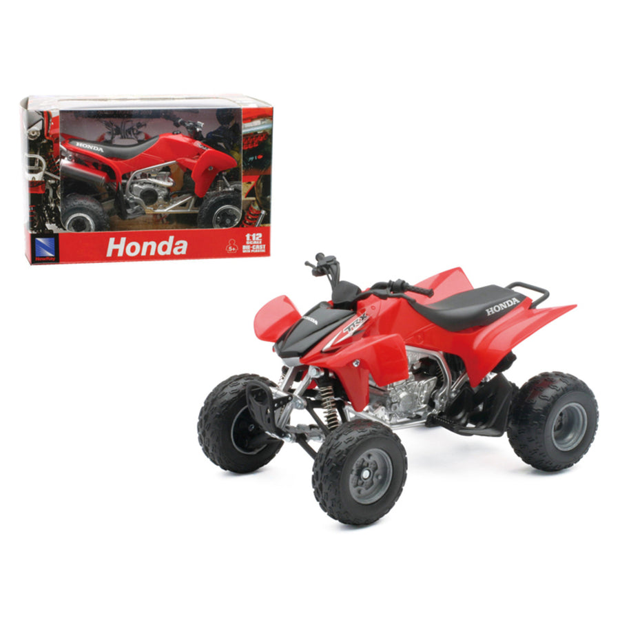 2009 Honda Trx 450r Red Atv Motorcycle 1/12 Diecast Model By New Ray 57093a