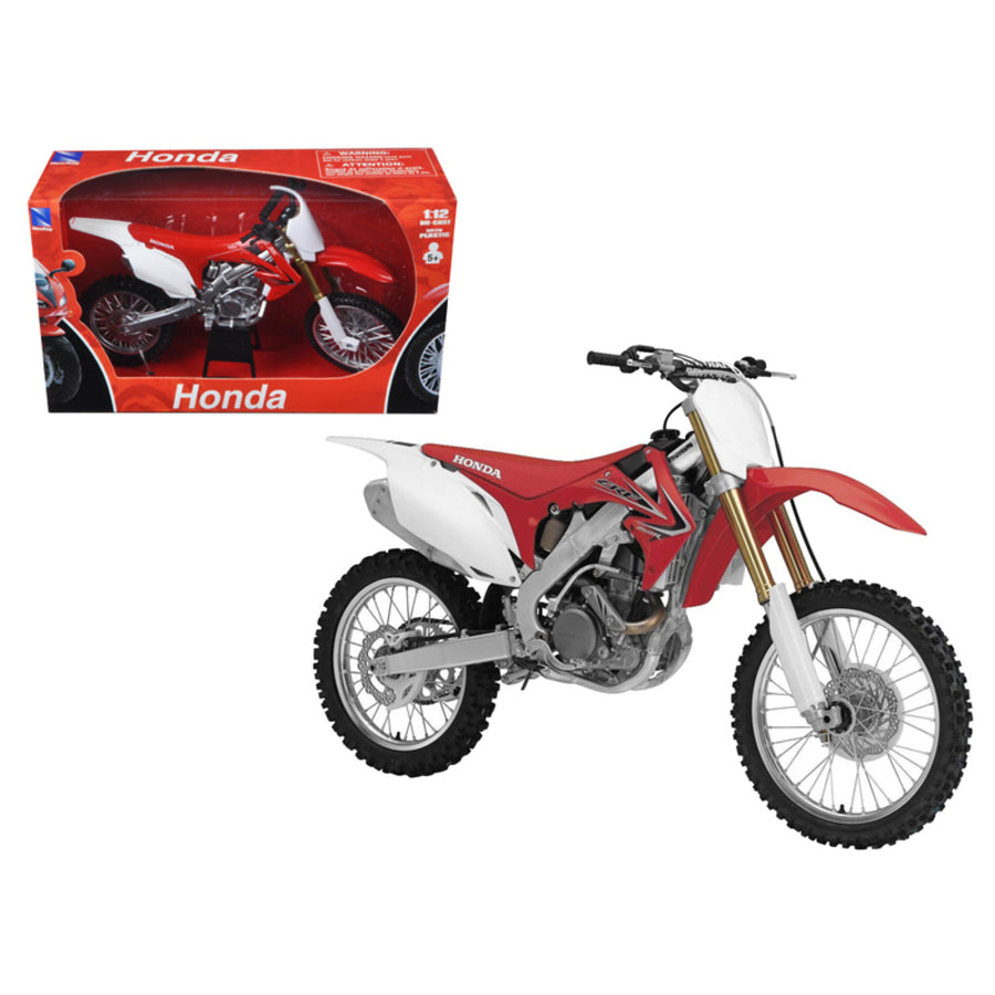 2012 Honda Cr 250r Red 1/12 Diecast Motorcycle Model By New Ray Nr57463